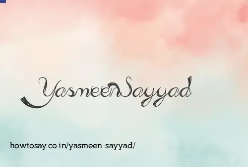 Yasmeen Sayyad