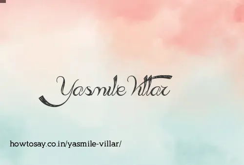 Yasmile Villar
