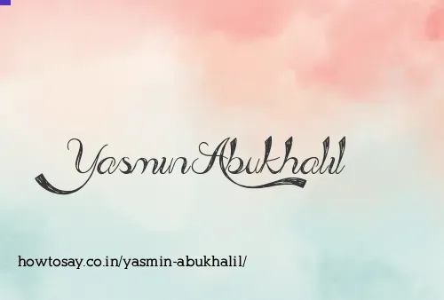 Yasmin Abukhalil