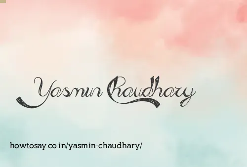 Yasmin Chaudhary