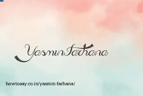 Yasmin Farhana