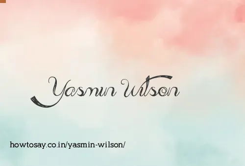 Yasmin Wilson