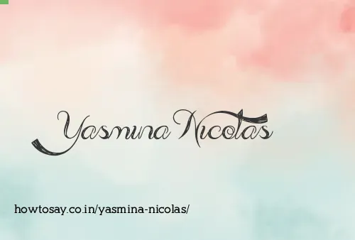 Yasmina Nicolas