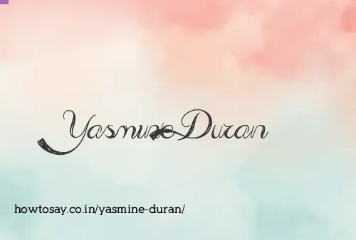 Yasmine Duran