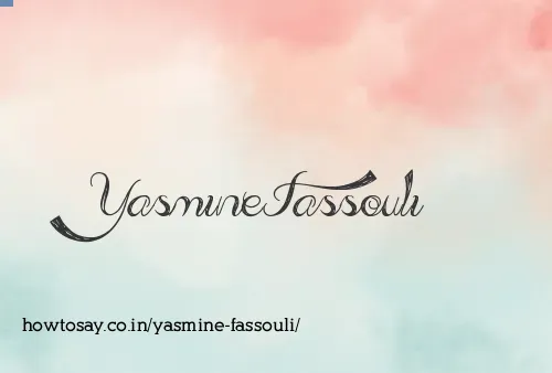 Yasmine Fassouli