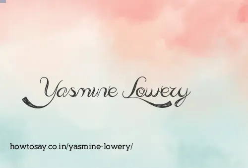 Yasmine Lowery