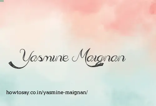 Yasmine Maignan