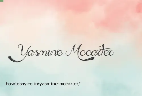 Yasmine Mccarter