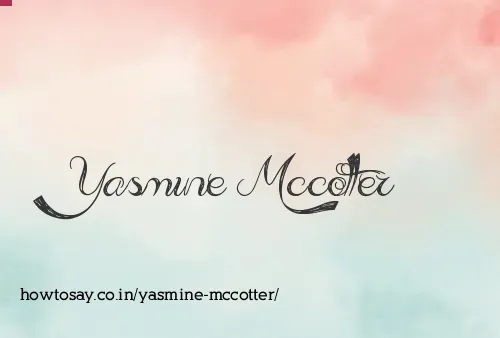 Yasmine Mccotter