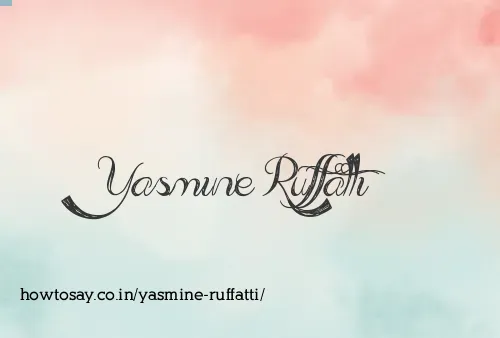 Yasmine Ruffatti
