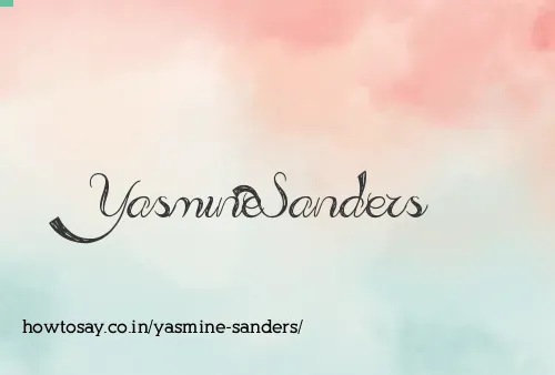 Yasmine Sanders