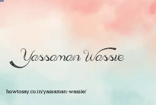 Yassaman Wassie