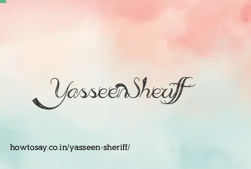 Yasseen Sheriff