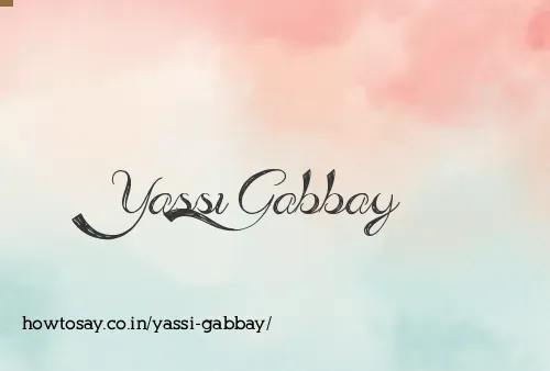 Yassi Gabbay