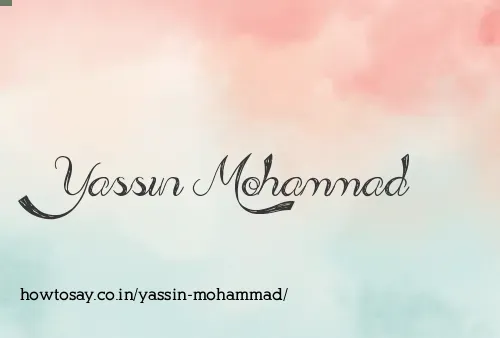 Yassin Mohammad