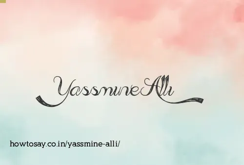 Yassmine Alli