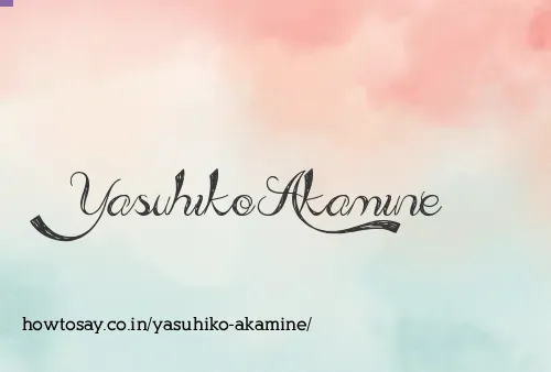 Yasuhiko Akamine
