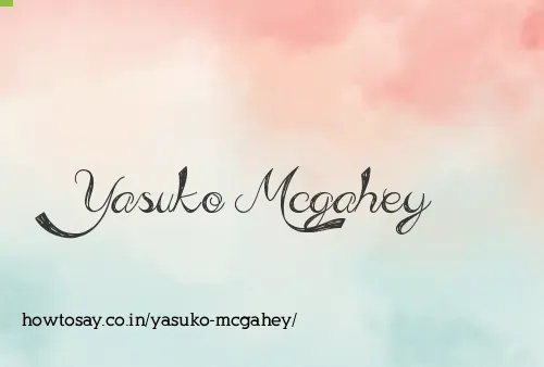 Yasuko Mcgahey