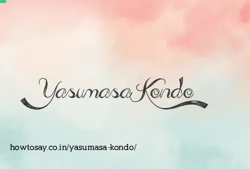 Yasumasa Kondo