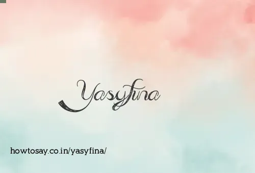 Yasyfina