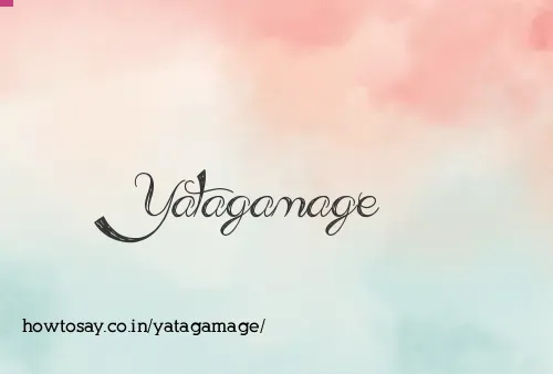 Yatagamage