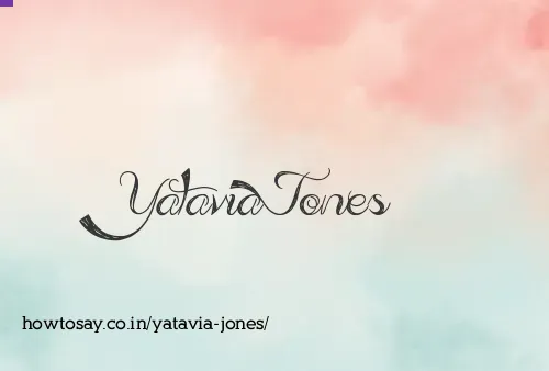 Yatavia Jones