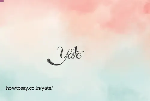 Yate
