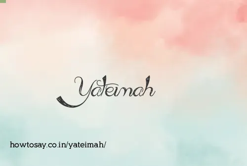 Yateimah