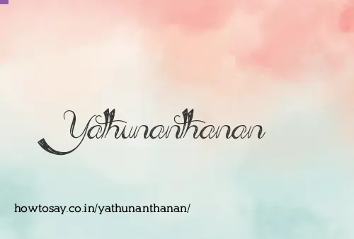 Yathunanthanan