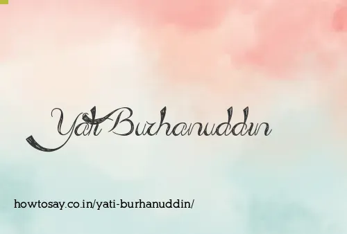 Yati Burhanuddin