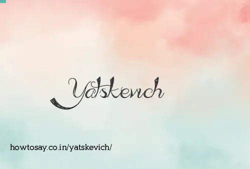 Yatskevich