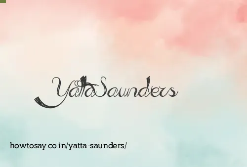 Yatta Saunders