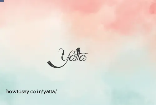 Yatta