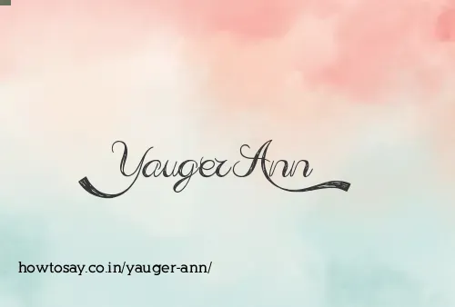 Yauger Ann