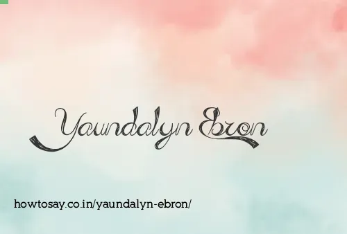 Yaundalyn Ebron
