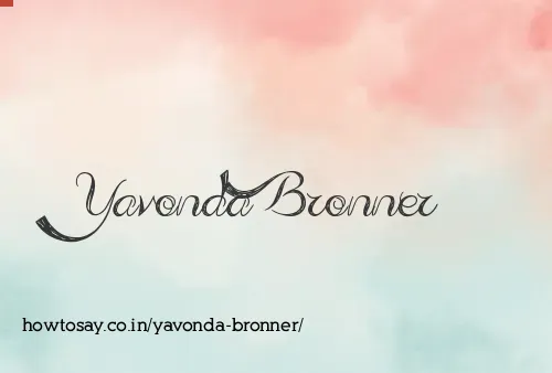 Yavonda Bronner