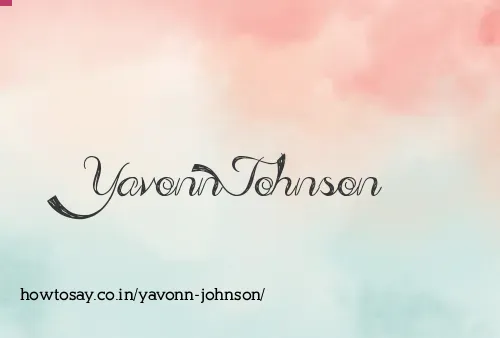 Yavonn Johnson