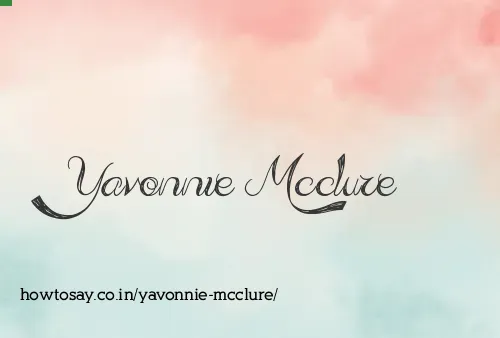 Yavonnie Mcclure