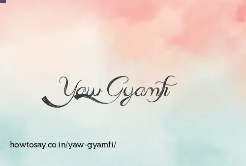 Yaw Gyamfi