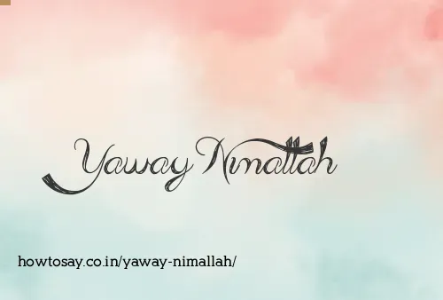 Yaway Nimallah
