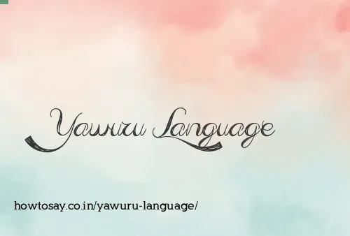 Yawuru Language