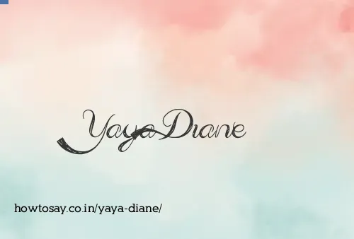 Yaya Diane