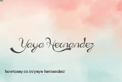 Yaya Hernandez