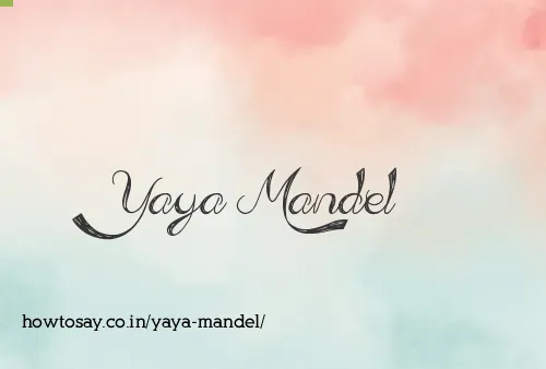 Yaya Mandel