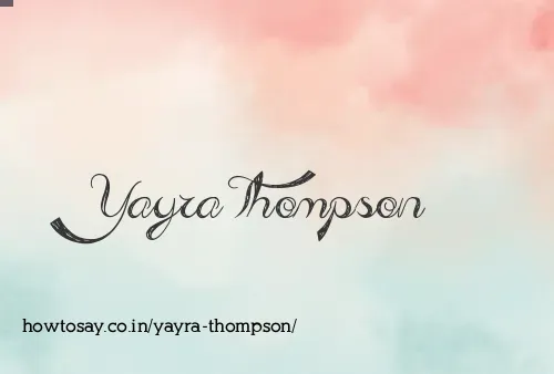 Yayra Thompson