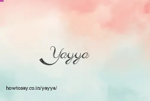 Yayya
