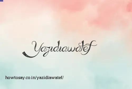 Yazidiawatef