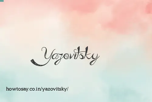 Yazovitsky