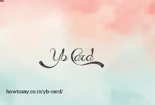 Yb Card