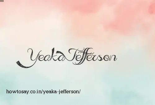 Yeaka Jefferson